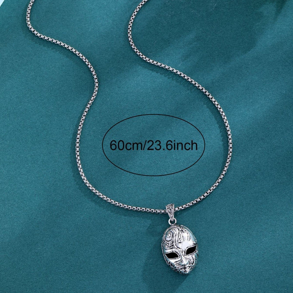 Fashionable And Personalized Zinc Alloy Halloween Mask Pendant