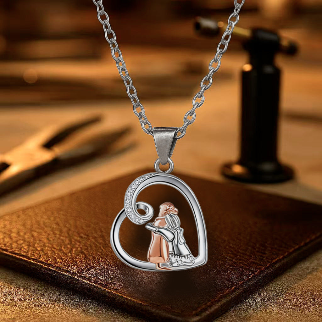 Diamond Heart-shaped Special-interest Design Clavicle Chain