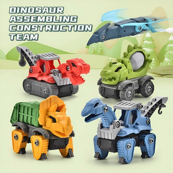 Dinosaur Set With Electric Drill, Construction Toys For Boys - Not Shipped On Weekends - Prohibited Sales Platforms - Temu, Walmart