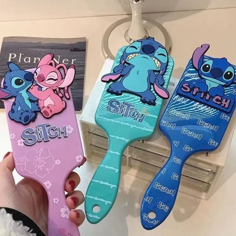 Disney Animation Lilo & Stitch Comb Series Cartoon Stitch Peripheral Air Cushion Massage Comb Children Girl Student Comb