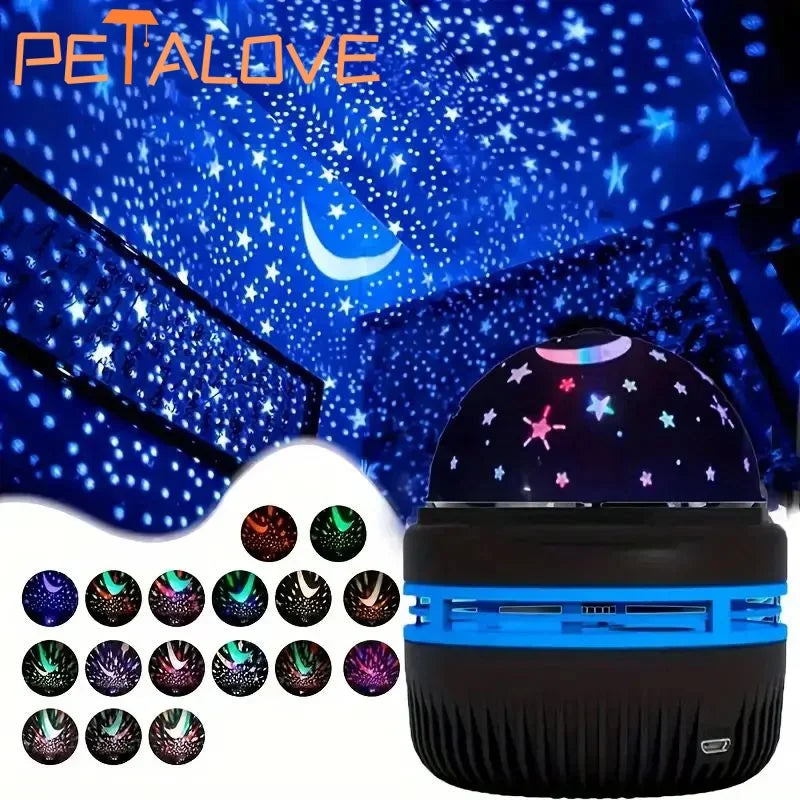 Northern Lights Starry Sky Projector LED Night Light with Remote Control USB A variety of styles for Home Bedroom Party Decor