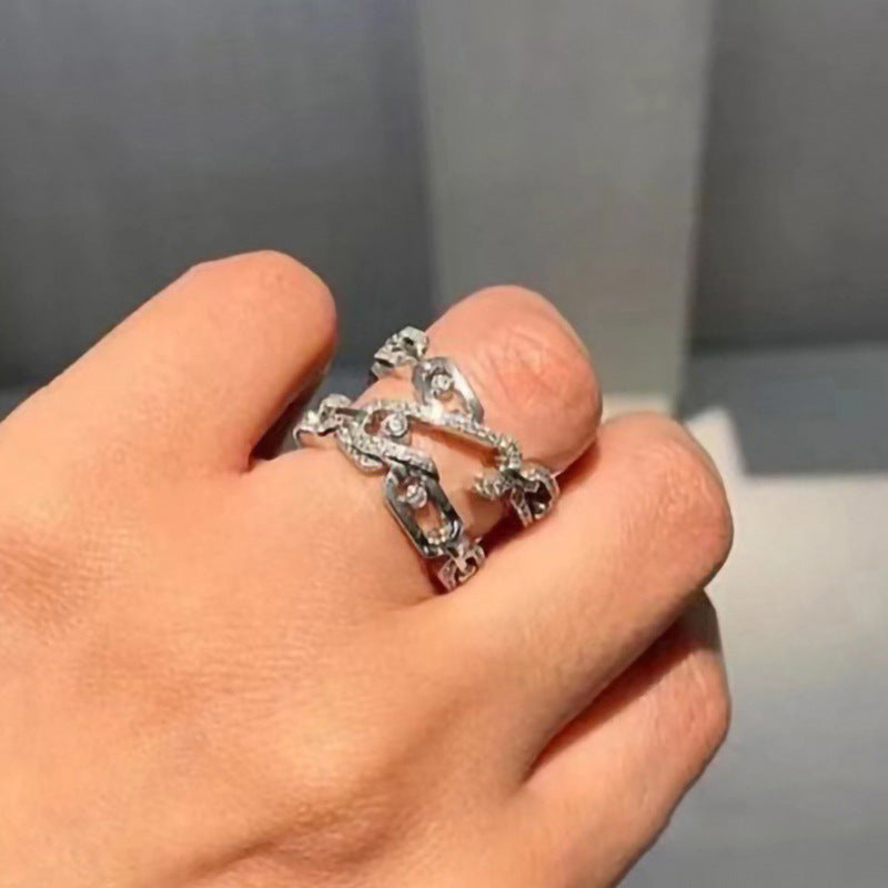 Niche Clip Design Ring For Women