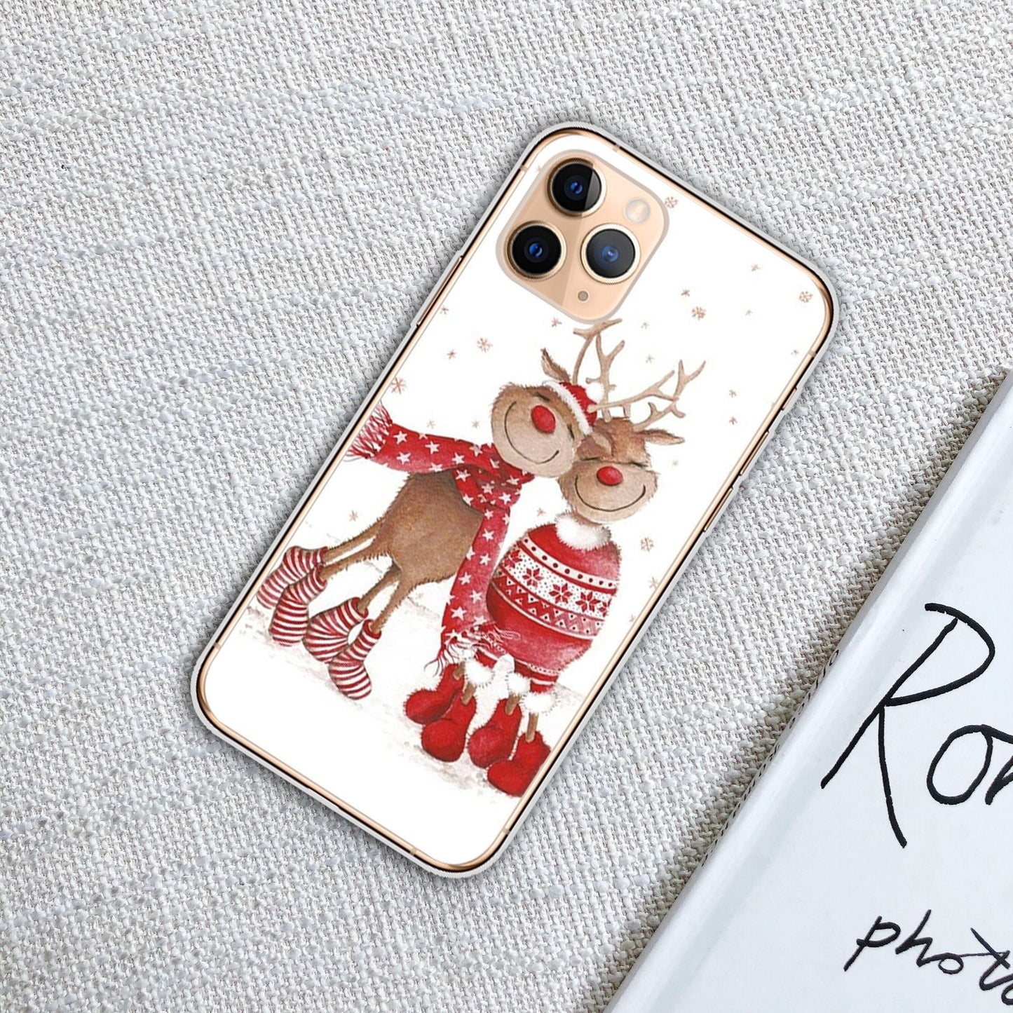 Christmas transparent phone case
