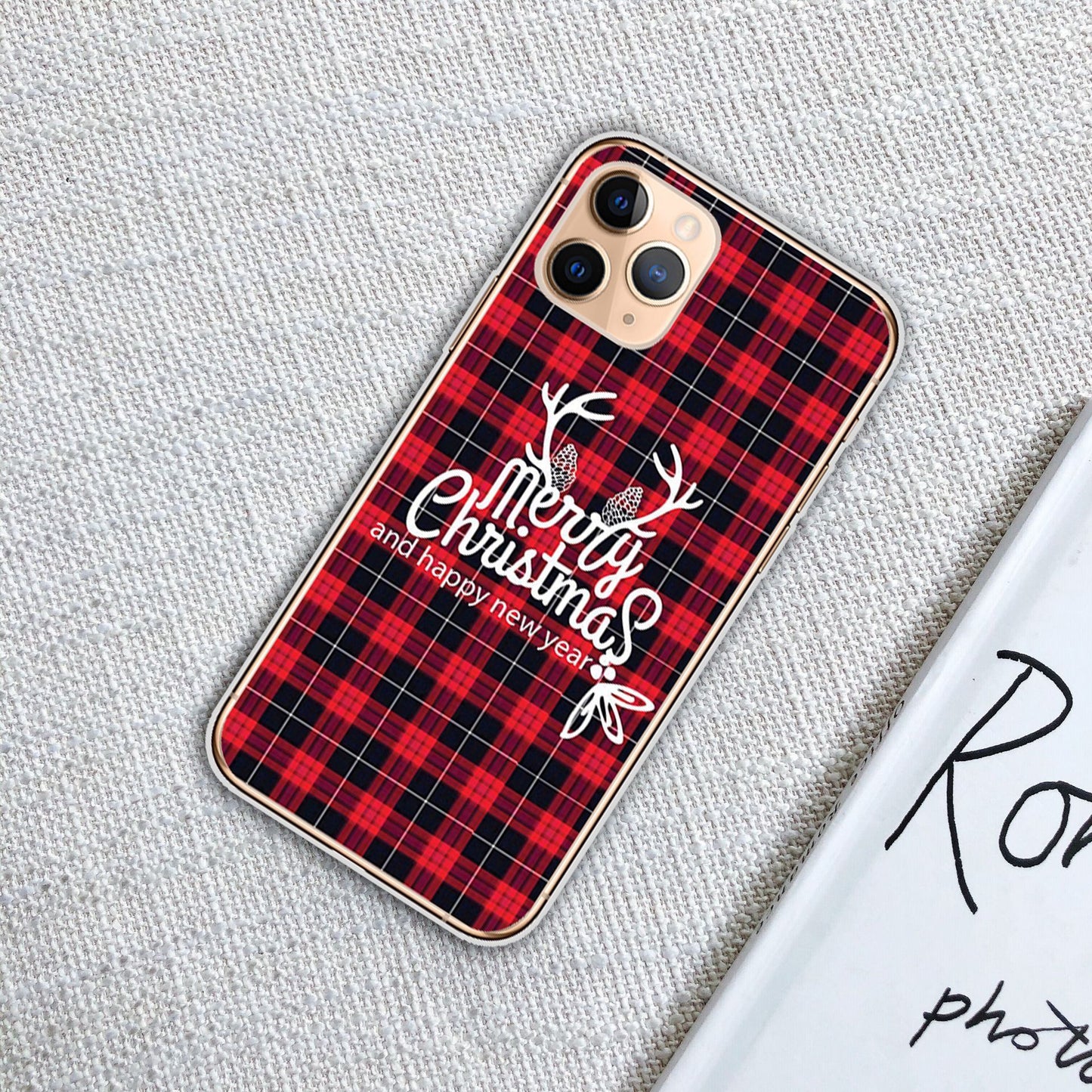 Christmas transparent phone case