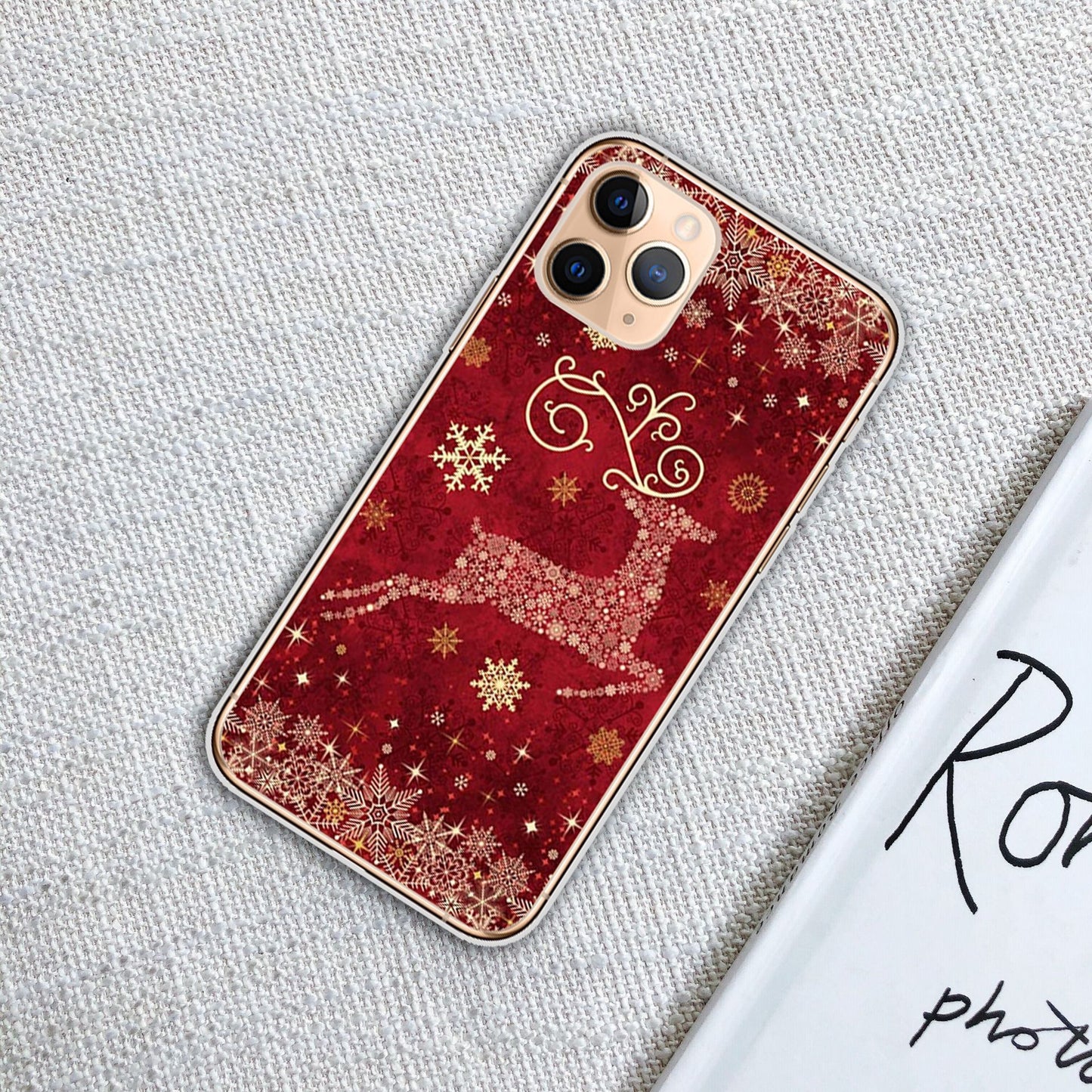 Christmas transparent phone case