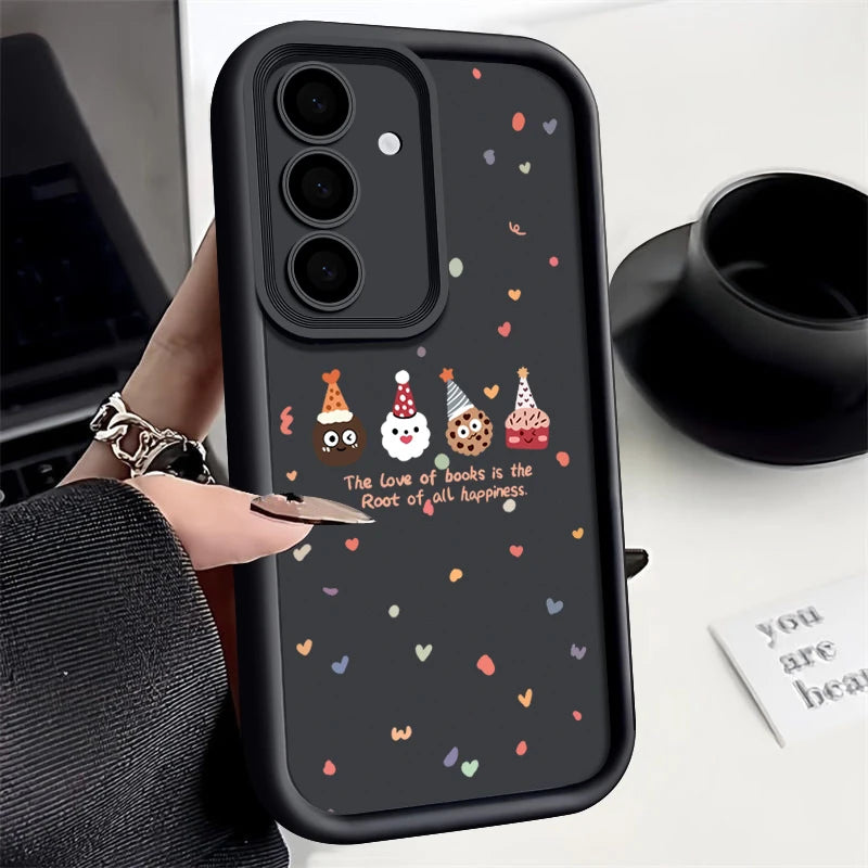 Merry Christmas Phone Case For Samsung Galaxy A56 A55 A54 A15 A16 A36 A35 A53 5G S23 S24 FE S25 Edge S22 S24 Ultra Soft Cover