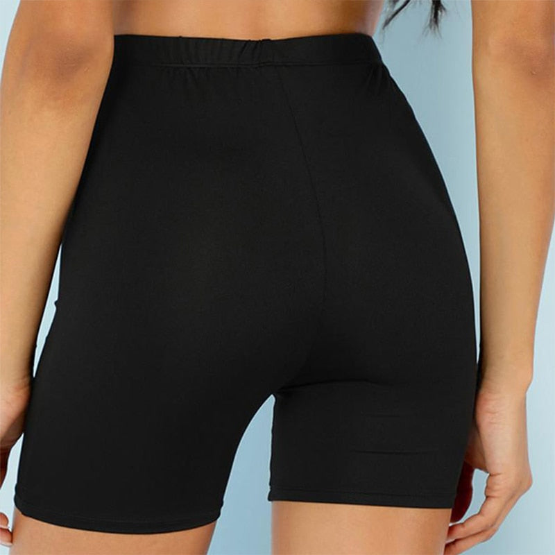 Women's High Waist Bike Shorts