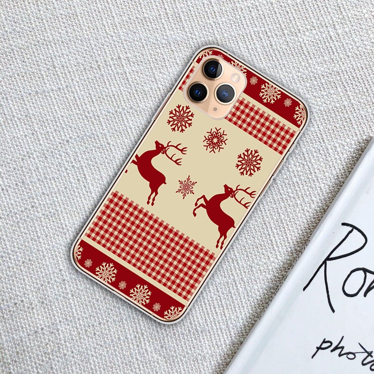 Christmas transparent phone case
