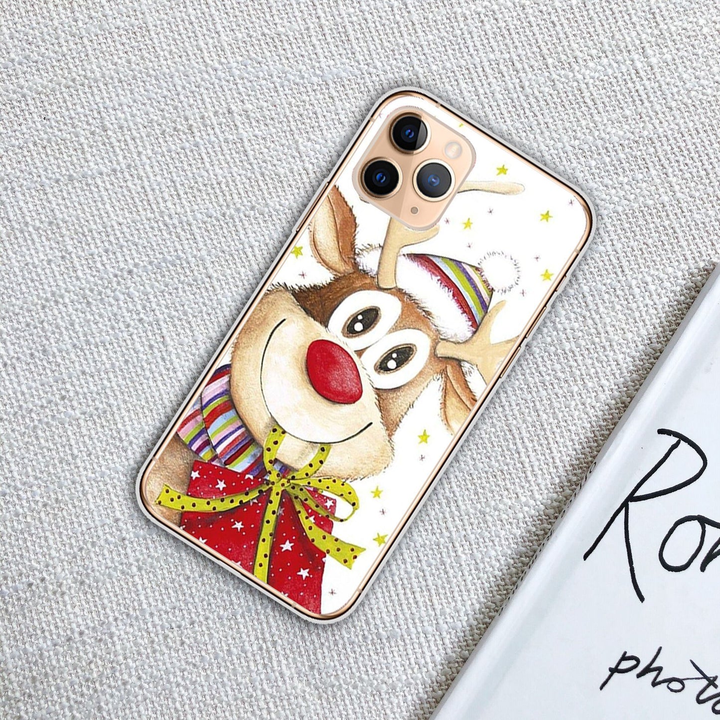 Christmas transparent phone case