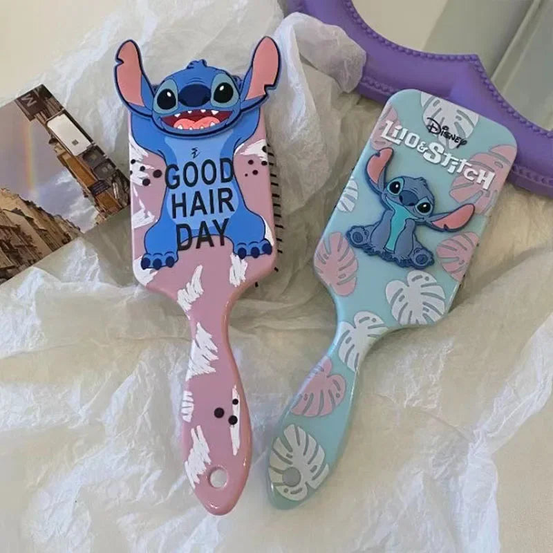 Disney Animation Lilo & Stitch Comb Series Cartoon Stitch Peripheral Air Cushion Massage Comb Children Girl Student Comb