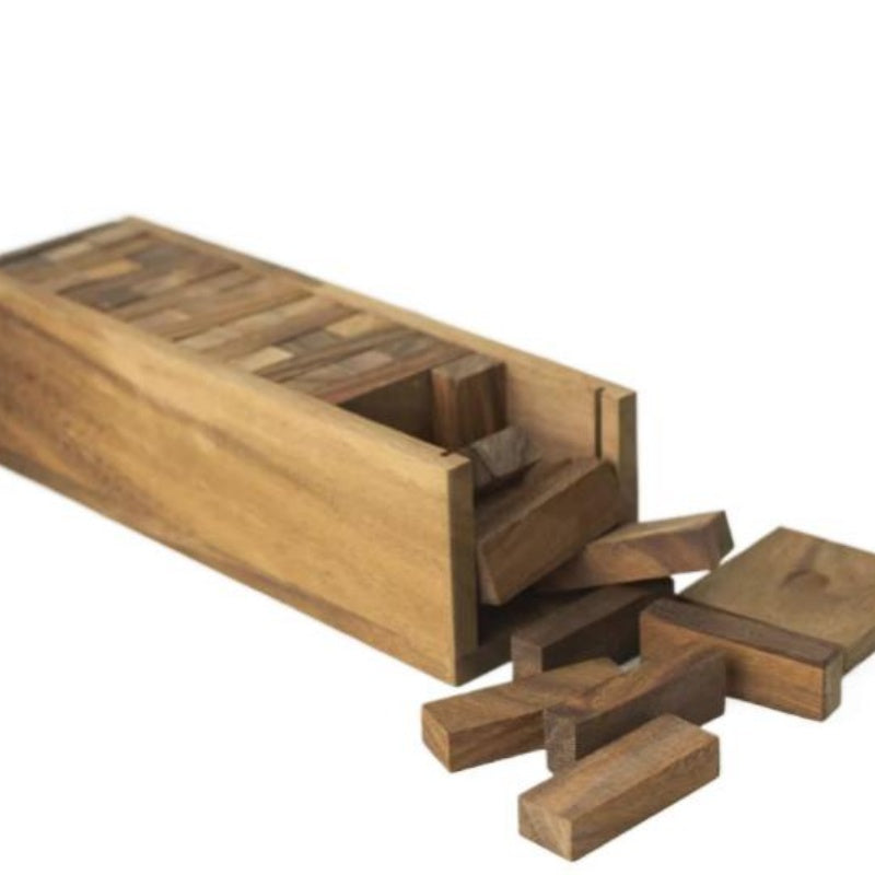 Wooden Building Blocks - Fun Toys For Family Games, Board Games, Parties And Family Reunions
