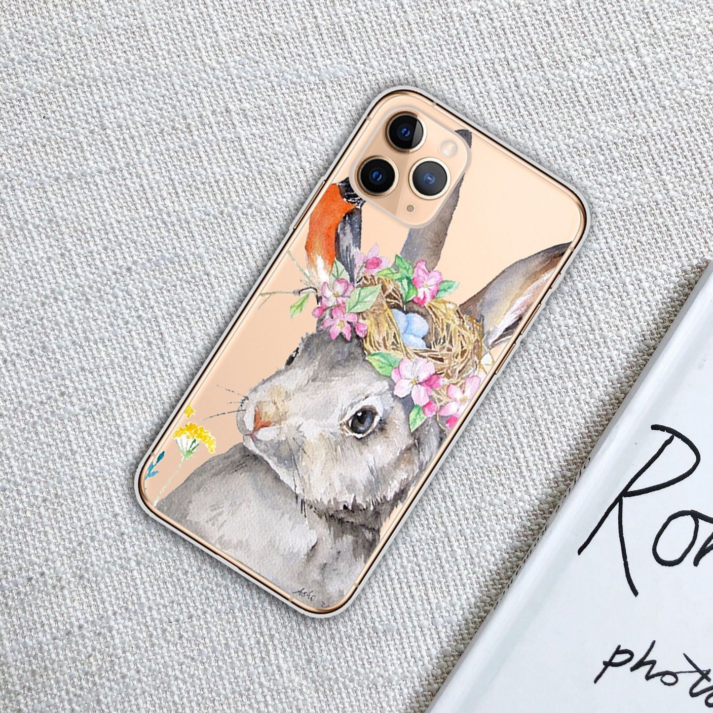 Christmas transparent phone case