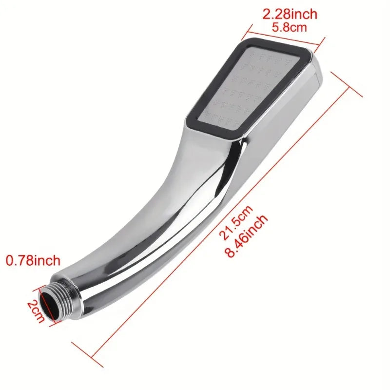 300 Holes Shower Head High Pressure Rainfall Water Saving Flow With Chrome Nozzle Square Shower Bathroom Accessories