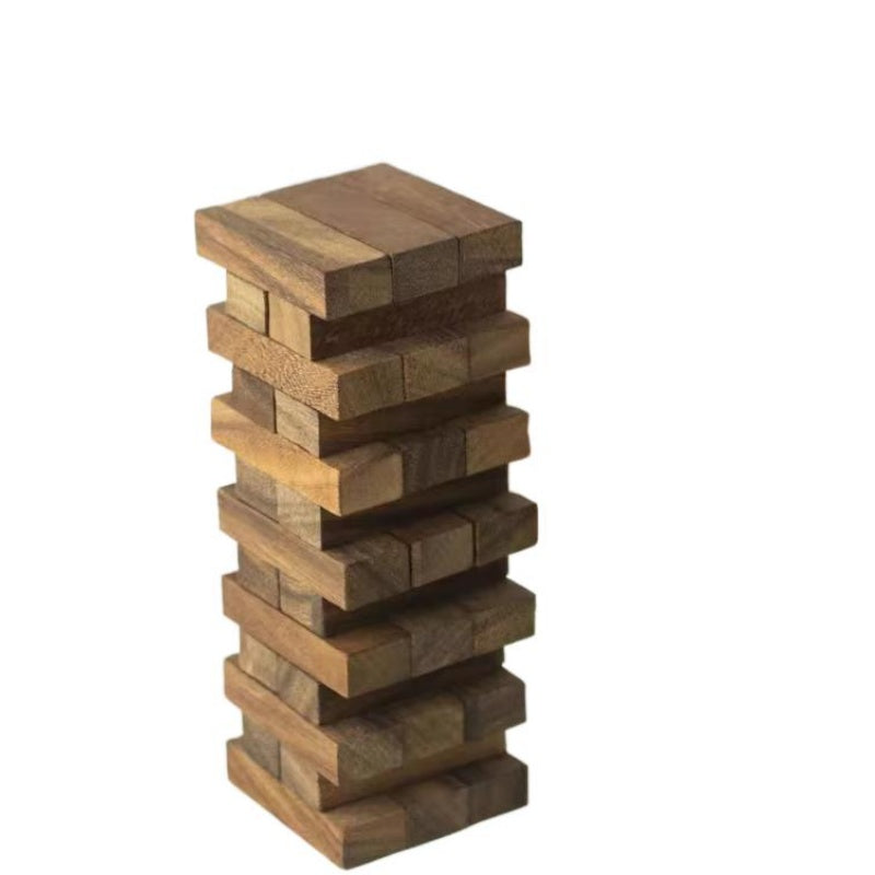 Wooden Building Blocks - Fun Toys For Family Games, Board Games, Parties And Family Reunions