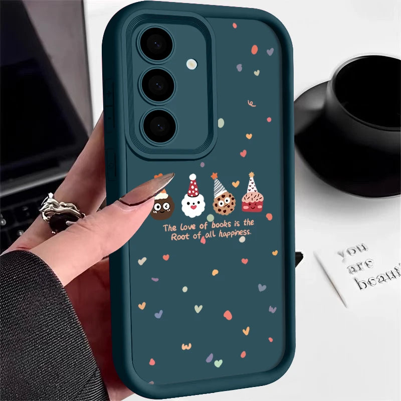 Merry Christmas Phone Case For Samsung Galaxy A56 A55 A54 A15 A16 A36 A35 A53 5G S23 S24 FE S25 Edge S22 S24 Ultra Soft Cover