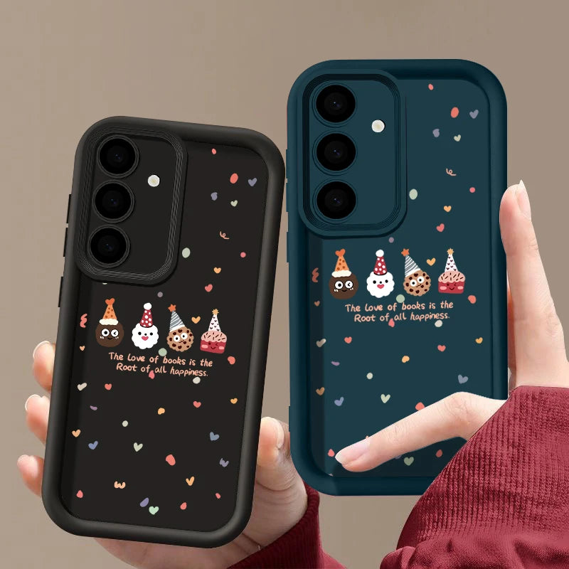 Merry Christmas Phone Case For Samsung Galaxy A56 A55 A54 A15 A16 A36 A35 A53 5G S23 S24 FE S25 Edge S22 S24 Ultra Soft Cover