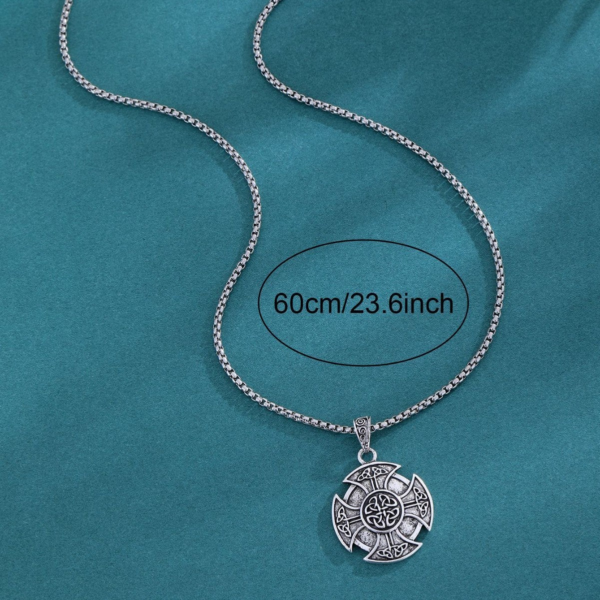 Vintage Viking Eternal Compass Zinc Alloy Pendant