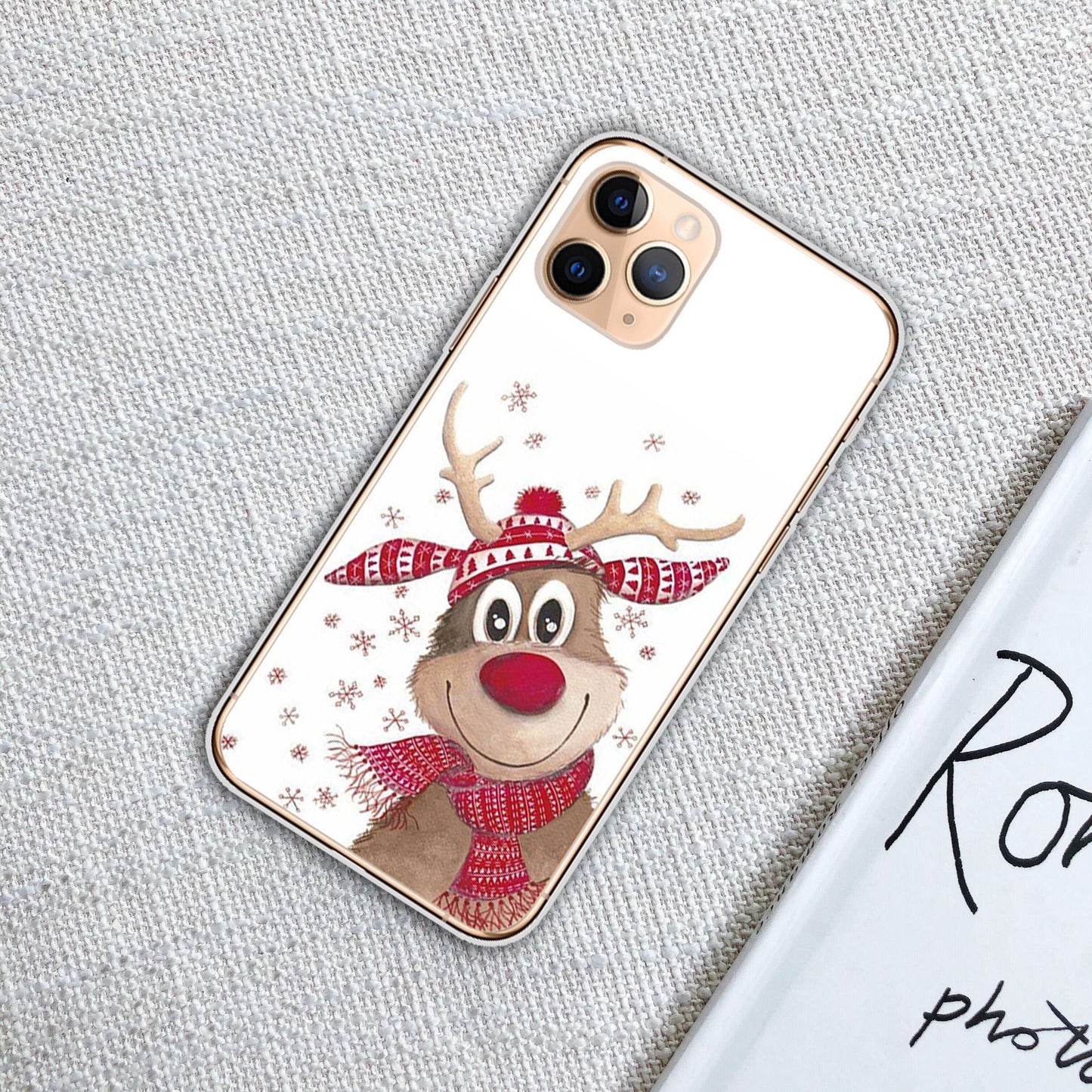 Christmas transparent phone case