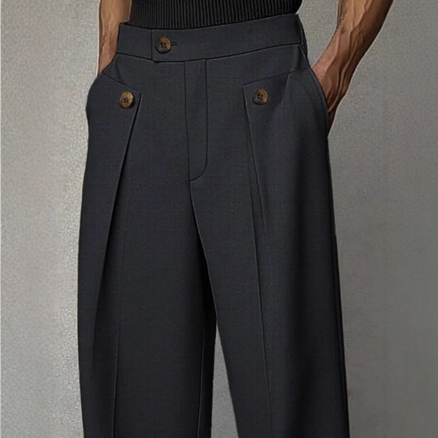 Men's Straight Anti-wrinkle Ironing-free Business Casual Pants