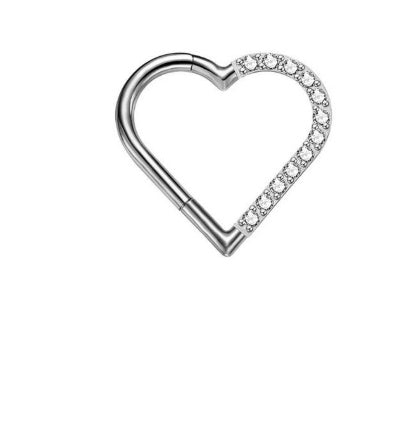 G23 Titanium Alloy Tongue Pin Thread Personality Rose Ear Bone Stud