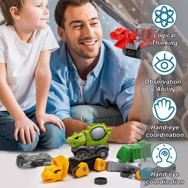 Dinosaur Set With Electric Drill, Construction Toys For Boys - Not Shipped On Weekends - Prohibited Sales Platforms - Temu, Walmart