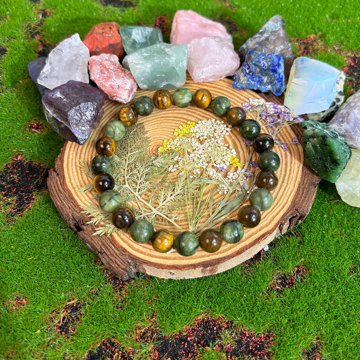 Tigereye Natural Stone Beaded Bracelet