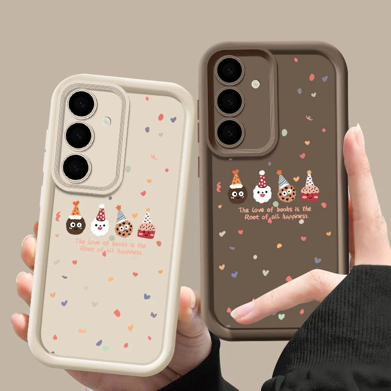 Merry Christmas Phone Case For Samsung Galaxy A56 A55 A54 A15 A16 A36 A35 A53 5G S23 S24 FE S25 Edge S22 S24 Ultra Soft Cover