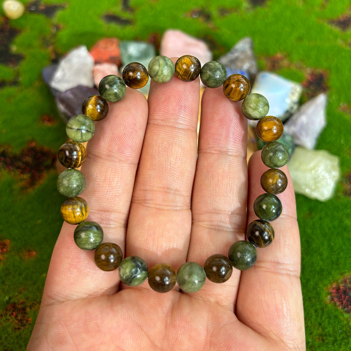 Tigereye Natural Stone Beaded Bracelet