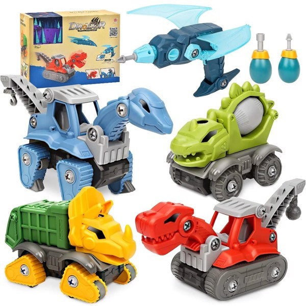 Dinosaur Set With Electric Drill, Construction Toys For Boys - Not Shipped On Weekends - Prohibited Sales Platforms - Temu, Walmart