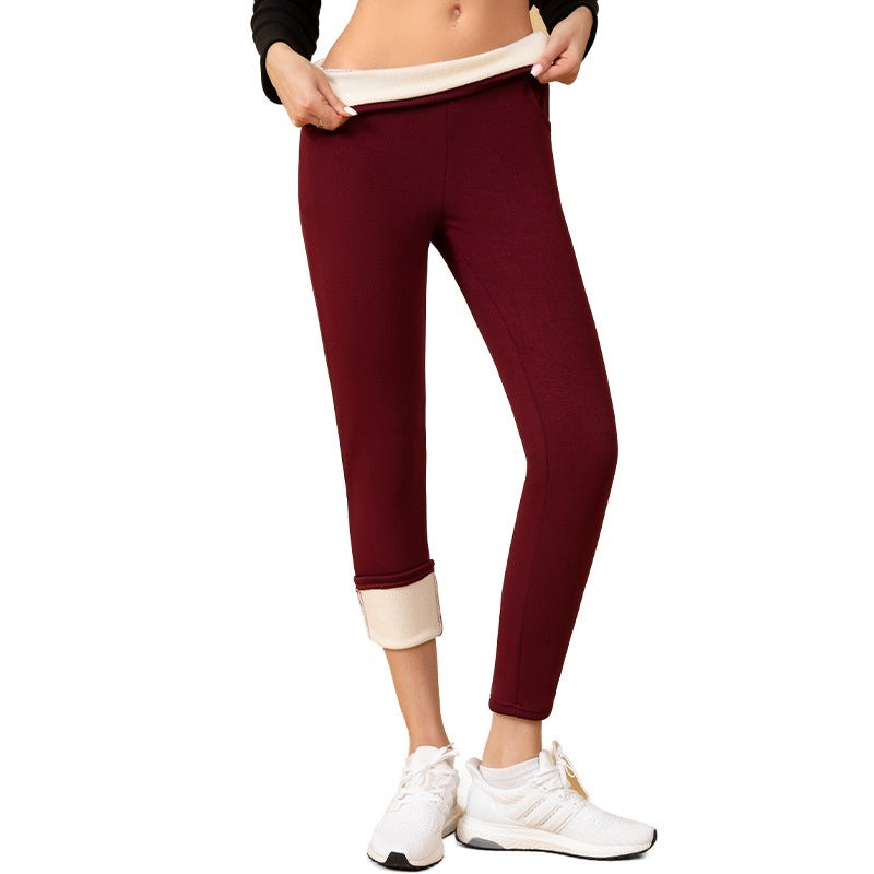 Plus Size Fleece-lined Thicker Cashmere Leggings