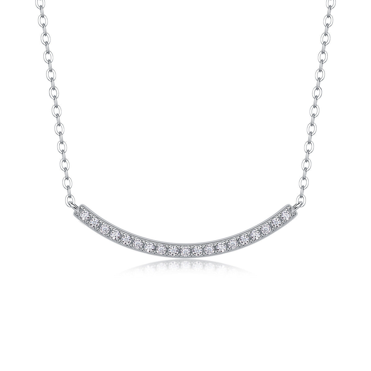 All-match Simple Leisure Fashion Moissanite Yis Style Horse Eye Pendant Necklace