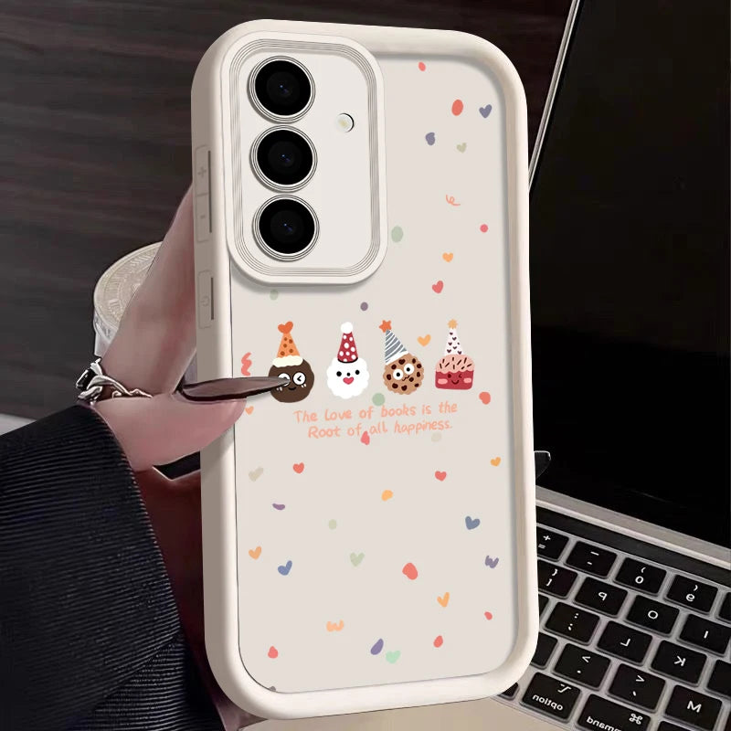 Merry Christmas Phone Case For Samsung Galaxy A56 A55 A54 A15 A16 A36 A35 A53 5G S23 S24 FE S25 Edge S22 S24 Ultra Soft Cover