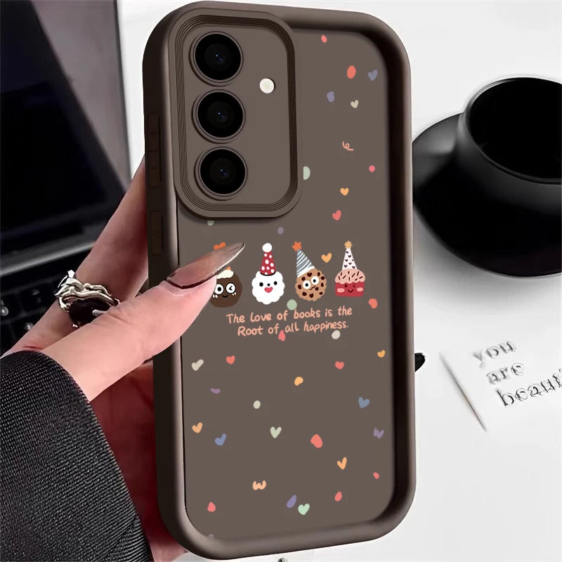 Merry Christmas Phone Case For Samsung Galaxy A56 A55 A54 A15 A16 A36 A35 A53 5G S23 S24 FE S25 Edge S22 S24 Ultra Soft Cover